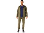 Asics chaqueta de punto jacquard verde actibreeze para hombre - Image 4