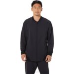 Asics chaqueta híbrida hombre rendimiento negro estilo y comodidad
