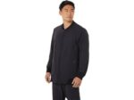 Asics chaqueta híbrida hombre rendimiento negro estilo y comodidad - Image 3
