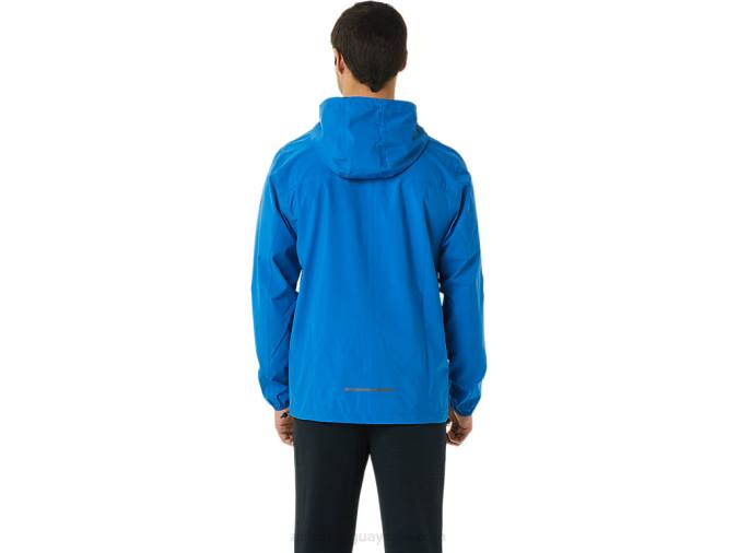 Asics chaqueta impermeable hombre color lago 2LVJ1388 ligera y resistente - Image 2