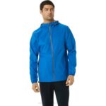 Asics chaqueta impermeable hombre color lago 2LVJ1388 ligera y resistente