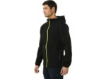 Asics chaqueta impermeable hombre negro peligro verde rendimiento activo - Image 3