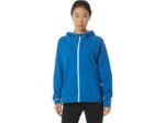 Asics chaqueta impermeable mujer lago azul claro estilo y comodidad