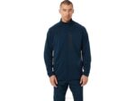 Asics chaqueta jacquard actibreeze hombre azul francés ligero y cómodo
