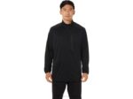 Asics chaqueta jacquard actibreeze hombre rendimiento negro estilo y confort