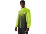 Asics chaqueta ligera hombre rendimiento ralladura lima negro - Image 3