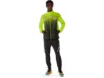 Asics chaqueta ligera hombre rendimiento ralladura lima negro - Image 4