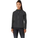 Asics chaqueta mujer acelera impermeable gris grafito 2.0