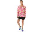 Asics chaqueta mujer brillo rosa elegante y cómoda - Image 4