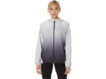 Asics chaqueta mujer rendimiento gris glaciar ligera