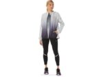 Asics chaqueta mujer rendimiento gris glaciar ligera - Image 3