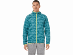 Asics chaqueta plegable hombre pino brumoso yuzu agrio elegante y ligera
