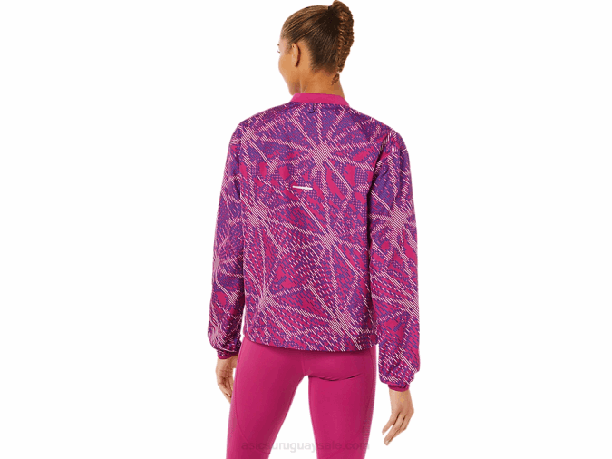 Asics chaqueta sakura mujer estampado colorido ideal para correr - Image 2