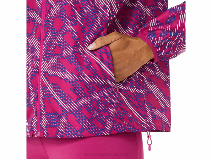 Asics chaqueta sakura mujer estampado colorido ideal para correr - Image 5