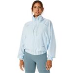 Asics chaqueta tejida actibreeze mujer cielo cómoda y ligera