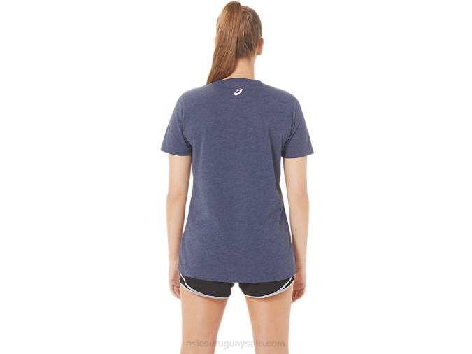 Asics chaquetón de mujer cuello en v color brezo - Image 2