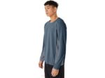 Asics chaquetón hombre sana manga larga azul acero - Image 3
