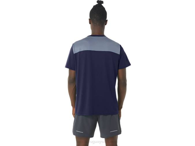 Asics chaquetón manga corta hombre pr lyte azul ligero - Image 2