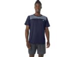 Asics chaquetón manga corta hombre pr lyte azul ligero