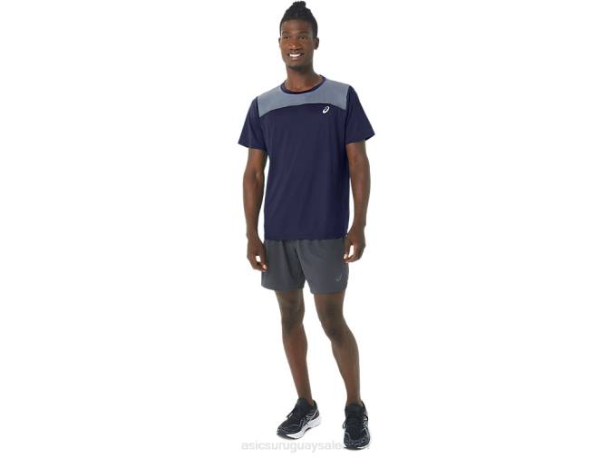 Asics chaquetón manga corta hombre pr lyte azul ligero - Image 4