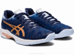 Asics chaquetón velocidad de solución oro rosa estilo y confort - Image 2