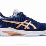 Asics chaquetón velocidad de solución oro rosa estilo y confort