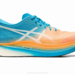 Asics cielo de metavelocidad naranja pop azul isla zapatillas deportivas