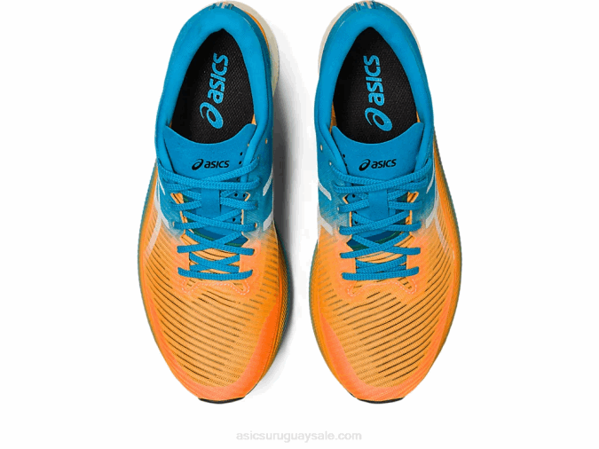 Asics cielo de metavelocidad naranja pop azul isla zapatillas deportivas - Image 6