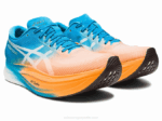 Asics cielo de metavelocidad naranja pop y azul isla - Image 2