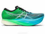 Asics Cielo de Metavelocidad Negras y Verdes Rápidas