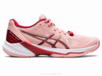 Asics cielo élite ff 2 rosa helada y arándano zapatillas de running