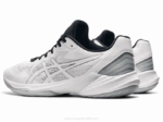 Asics cielo élite ff 2 zapatillas blancas y plateadas - Image 3