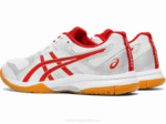 Asics Cohete de Gel 9 Zapatillas Blancas Rojas Clásicas - Image 3