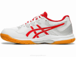 Asics Cohete de Gel 9 Zapatillas Blancas Rojas Clásicas - Image 4