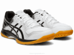 Asics cohete de gel 9 zapatillas blancas y negras - Image 2