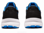 Asics competidor 8 grado negro azul eléctrico para escuela - Image 5