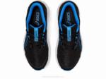 Asics competidor 8 grado negro azul eléctrico para escuela - Image 6
