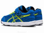 Asics Competir 6 Niños Zapatillas Azul Ralladura Lima - Image 3