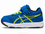 Asics Competir 6 Niños Zapatillas Azul Ralladura Lima - Image 4