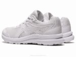 Asics Competir 7 Grado Escuela Zapatillas Blancas para Niños - Image 3