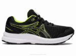 Asics Competir 7 Grado Escuela Zapatillas Negro Verde Peligro