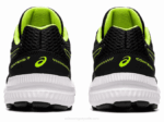 Asics Competir 7 Grado Escuela Zapatillas Negro Verde Peligro - Image 5