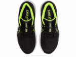 Asics Competir 7 Grado Escuela Zapatillas Negro Verde Peligro - Image 6
