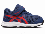 Asics Competir 7 Niños Océano Profundo Rojo Clásico Zapatillas Deportivas