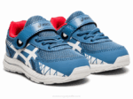 Asics Competir 7 Zapatillas Niño Seda Gris Blanco - Image 2