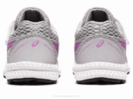 Asics Competir 7 Zapatillas Niños Gris Piedmont Brillo Lavanda - Image 4