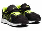 Asics Competir 7 Zapatillas Niños Negro Verde Peligro - Image 2