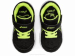 Asics Competir 7 Zapatillas Niños Negro Verde Peligro - Image 6