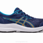 Asics Competir 8 Grado Azul Índigo Melocotón para Escuela