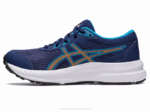 Asics Competir 8 Grado Azul Índigo Melocotón para Escuela - Image 4